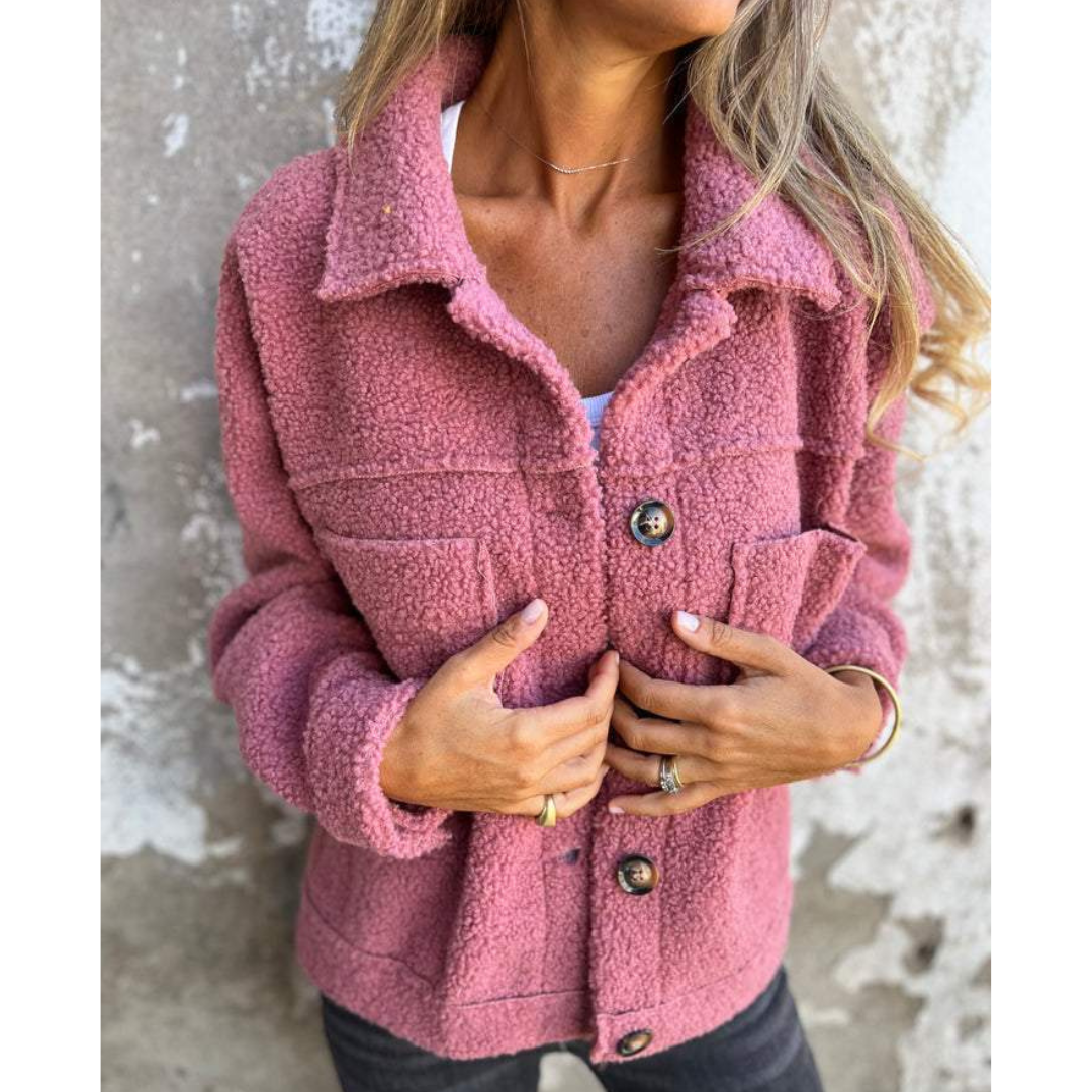 Chaqueta elegante de otoño con ajuste estilizado