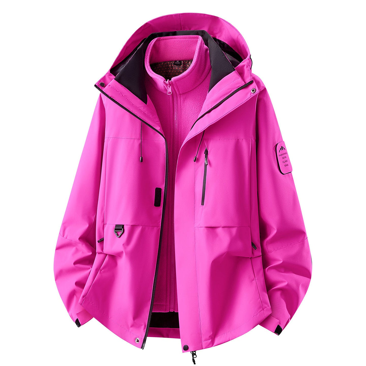 Chaqueta funcional de exterior para mujer con bolsillos
