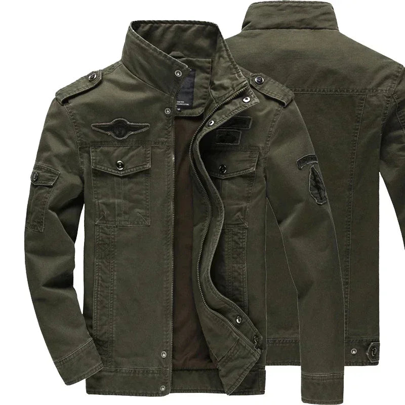 Chaqueta militar de entretiempo para hombre – Resistente y funcional