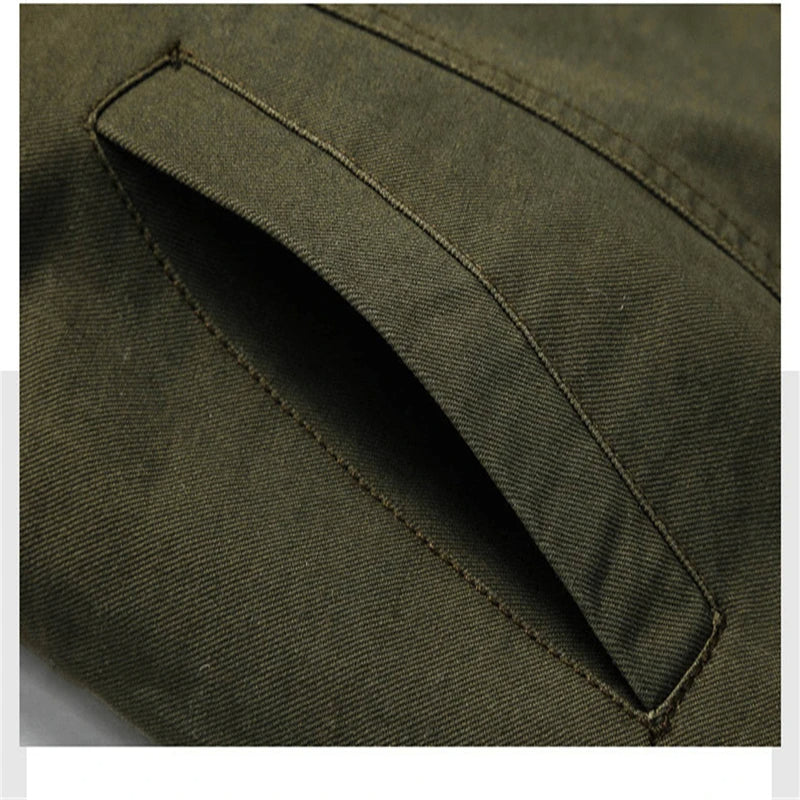 Chaqueta militar de entretiempo para hombre – Resistente y funcional