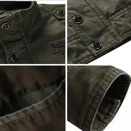 Chaqueta militar de entretiempo para hombre – Resistente y funcional