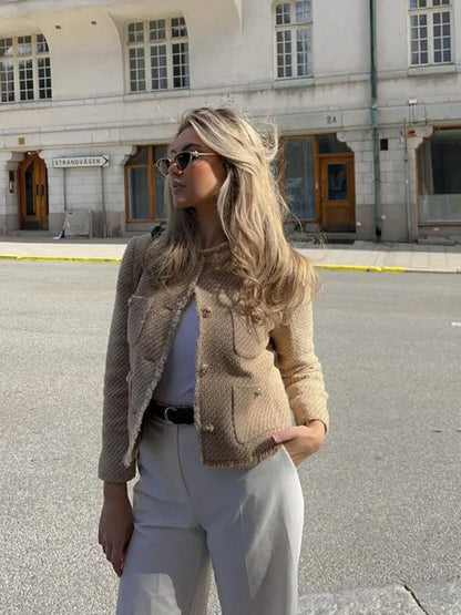 Chaqueta moderna para mujer - Elegante y versátil