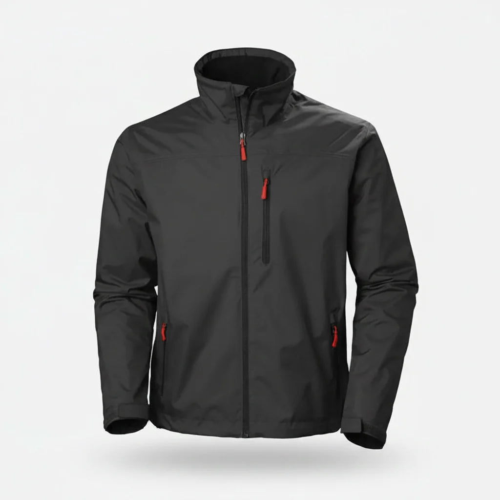 Chaqueta náutica para hombre impermeable y cortavientos – Chaqueta outdoor transpirable de 2 capas para uso diario y aventura
