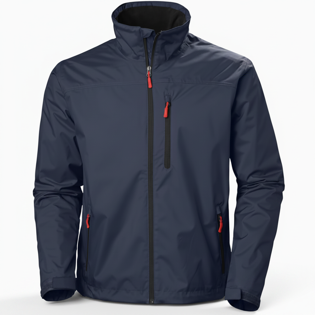 Chaqueta náutica para hombre impermeable y cortavientos – Chaqueta outdoor transpirable de 2 capas para uso diario y aventura