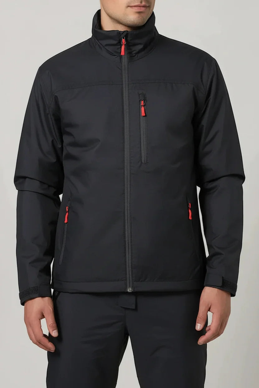 Chaqueta náutica para hombre impermeable y cortavientos – Chaqueta outdoor transpirable de 2 capas para uso diario y aventura