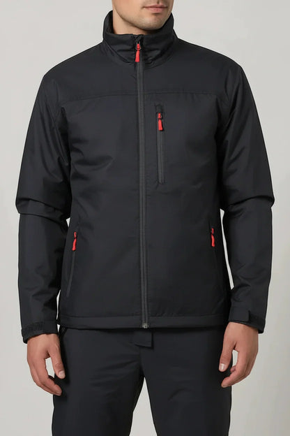 Chaqueta náutica para hombre impermeable y cortavientos – Chaqueta outdoor transpirable de 2 capas para uso diario y aventura