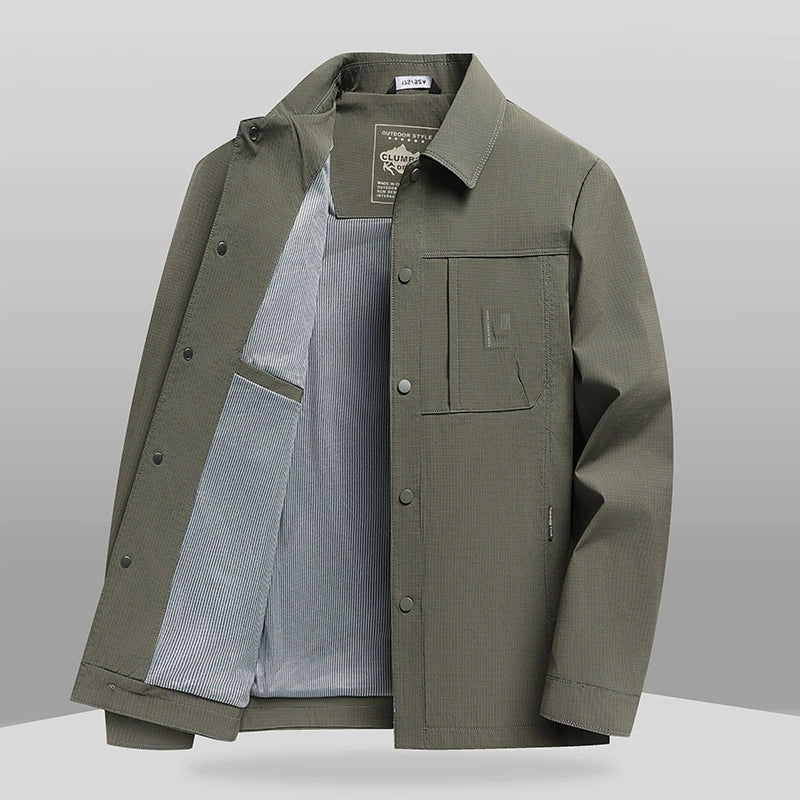 Chaqueta para hombre business casual para todo el año, para oficina y tiempo libre