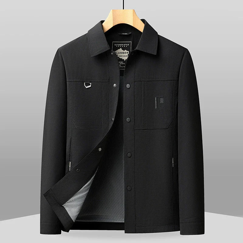 Chaqueta para hombre business casual para todo el año, para oficina y tiempo libre