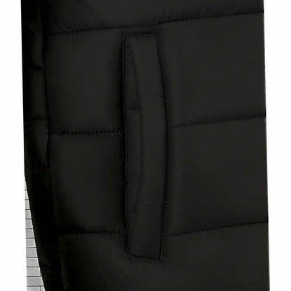 Chaqueta plumífera acolchada con capucha para hombre de corte regular