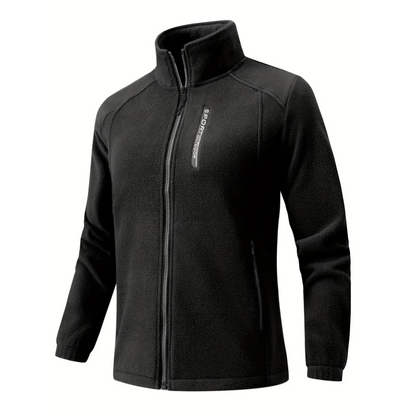 Chaqueta polar para mujer para exteriores, cálida con forro de felpa