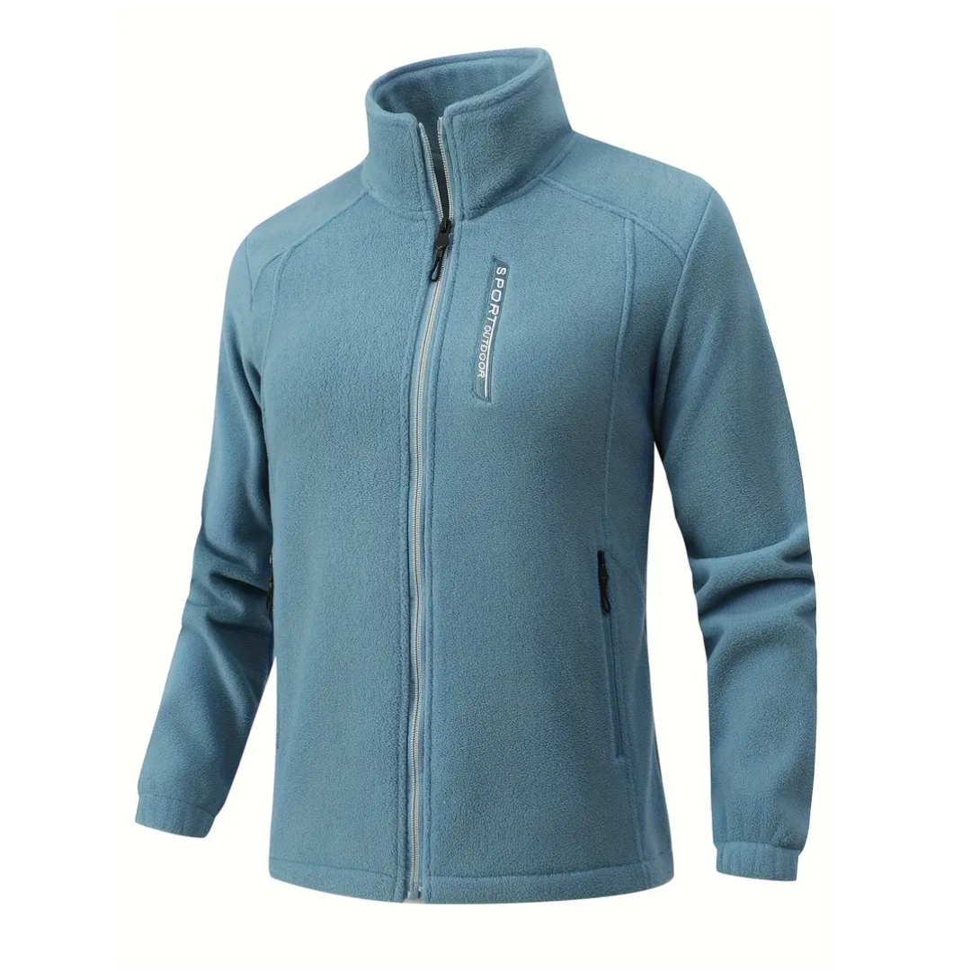 Chaqueta polar para mujer para exteriores, cálida con forro de felpa