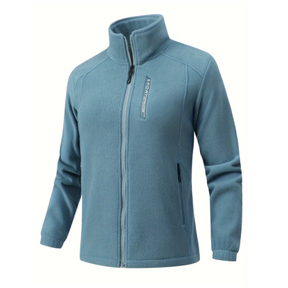 Chaqueta polar para mujer para exteriores, cálida con forro de felpa