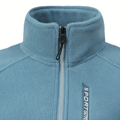 Chaqueta polar para mujer para exteriores, cálida con forro de felpa