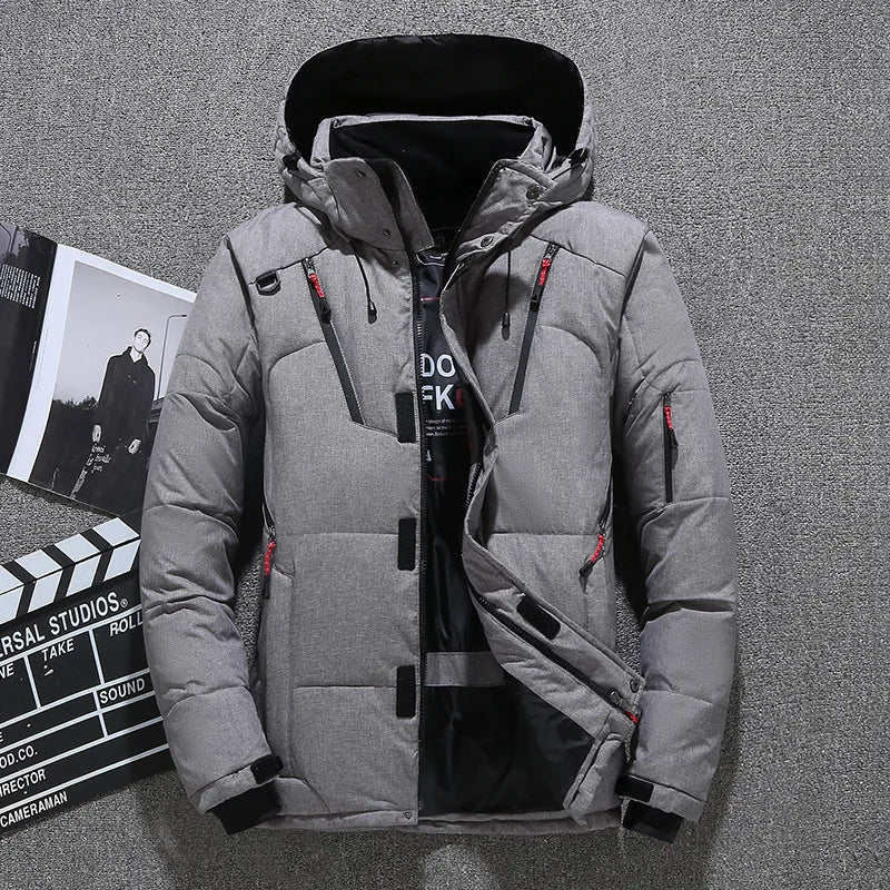 Chaqueta térmica de esquí | Chaqueta cálida y cortavientos para deportes de invierno