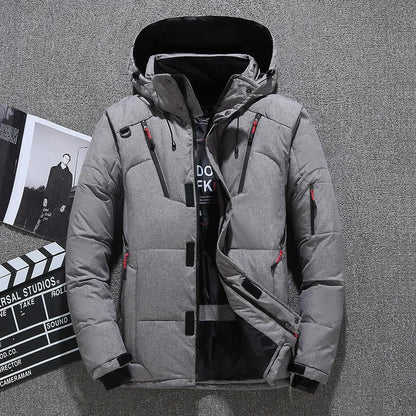 Chaqueta térmica de esquí | Chaqueta cálida y cortavientos para deportes de invierno