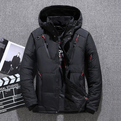 Chaqueta térmica de esquí | Chaqueta cálida y cortavientos para deportes de invierno