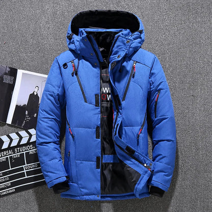 Chaqueta térmica de esquí | Chaqueta cálida y cortavientos para deportes de invierno
