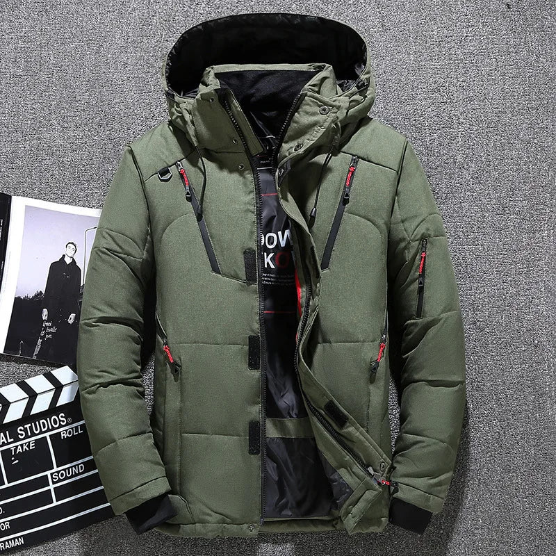 Chaqueta térmica de esquí | Chaqueta cálida y cortavientos para deportes de invierno