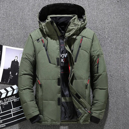 Chaqueta térmica de esquí | Chaqueta cálida y cortavientos para deportes de invierno