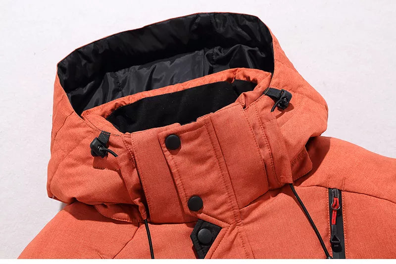 Chaqueta térmica de esquí | Chaqueta cálida y cortavientos para deportes de invierno