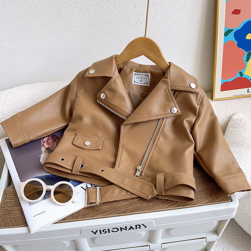 Chaquetas de Cuero Clásicas para Niños