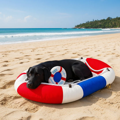 CHILLRAFT – Cama para mascotas en forma de bota con comodidad refrescante y fondo antideslizante