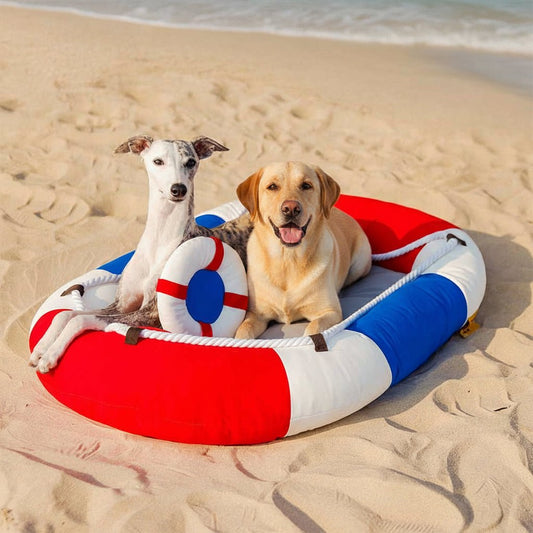 CHILLRAFT – Cama para mascotas en forma de bota con comodidad refrescante y fondo antideslizante