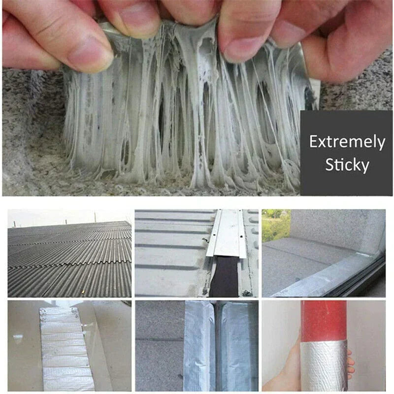 Cinta de Reparación Impermeable para Soluciones Instantáneas de Fugas y Grietas
