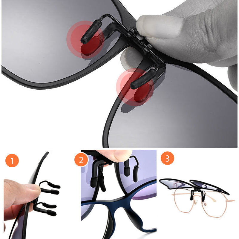 Clip de Gafas de Sol de Nuevo Tipo