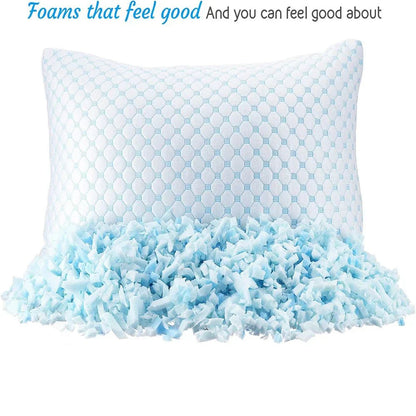 CLOUDREST – Almohada de Sueño Ajustable y Fresca para Comodidad Individual