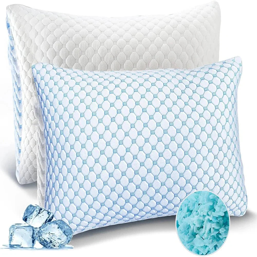 CLOUDREST – Almohada de Sueño Ajustable y Fresca para Comodidad Individual