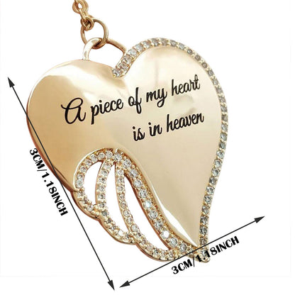 Collar Corazón Alas de Ángel