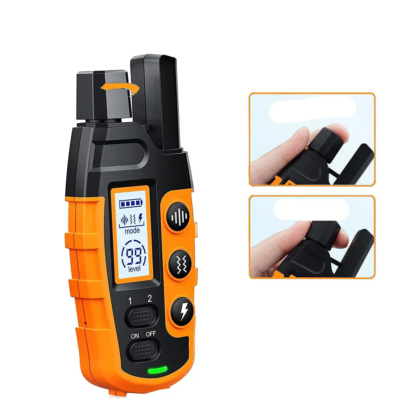 Collar de Entrenamiento para Perros Premium de 1000m con Control Remoto - Impermeable, E-Collar Recargable para Todos los Tamaños de Perros