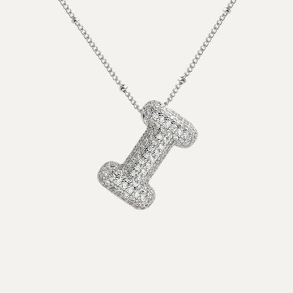Collar de Letra de Diamante