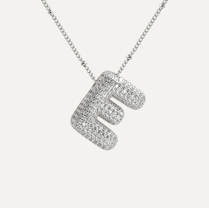 Collar de Letra de Diamante