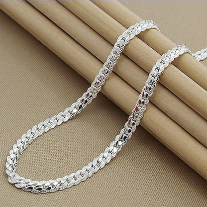 Collar de plata de la suerte – collar de plata de ley 925 para una elegancia atemporal