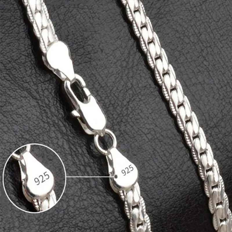 Collar de plata de la suerte – collar de plata de ley 925 para una elegancia atemporal