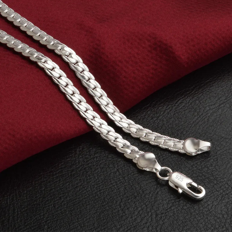 Collar de plata de la suerte – collar de plata de ley 925 para una elegancia atemporal