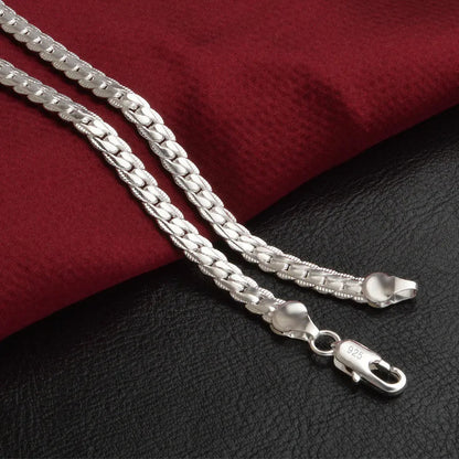 Collar de plata de la suerte – collar de plata de ley 925 para una elegancia atemporal