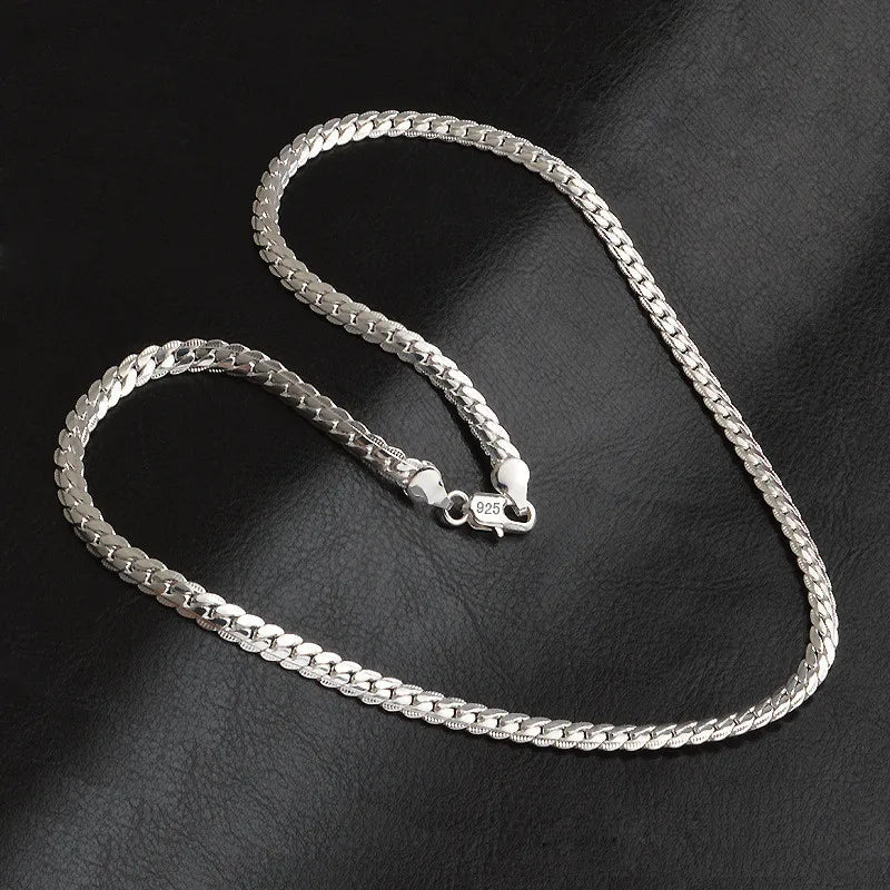 Collar de plata de la suerte – collar de plata de ley 925 para una elegancia atemporal