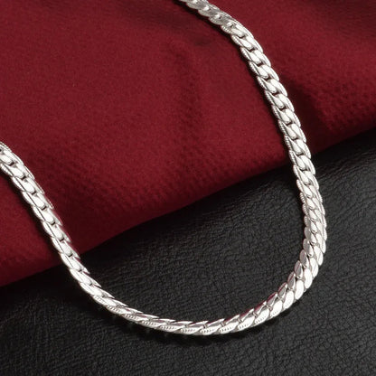 Collar de plata de la suerte – collar de plata de ley 925 para una elegancia atemporal