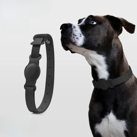 Collar para Perros LuxeLeather • AirTag