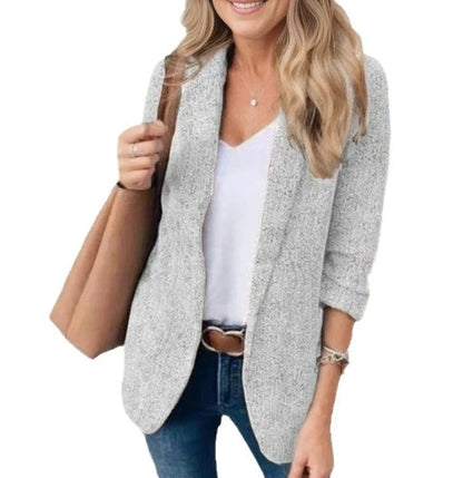 Conjunto clásico de blazer y pantalón para mujer