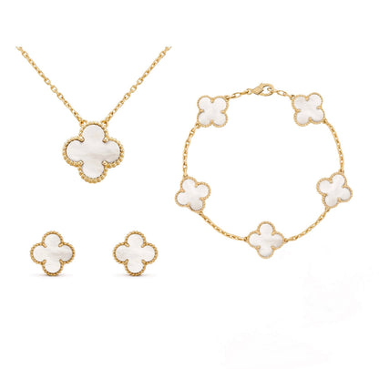 Conjunto de Accesorios Clover Refinado en Estilo Elegante