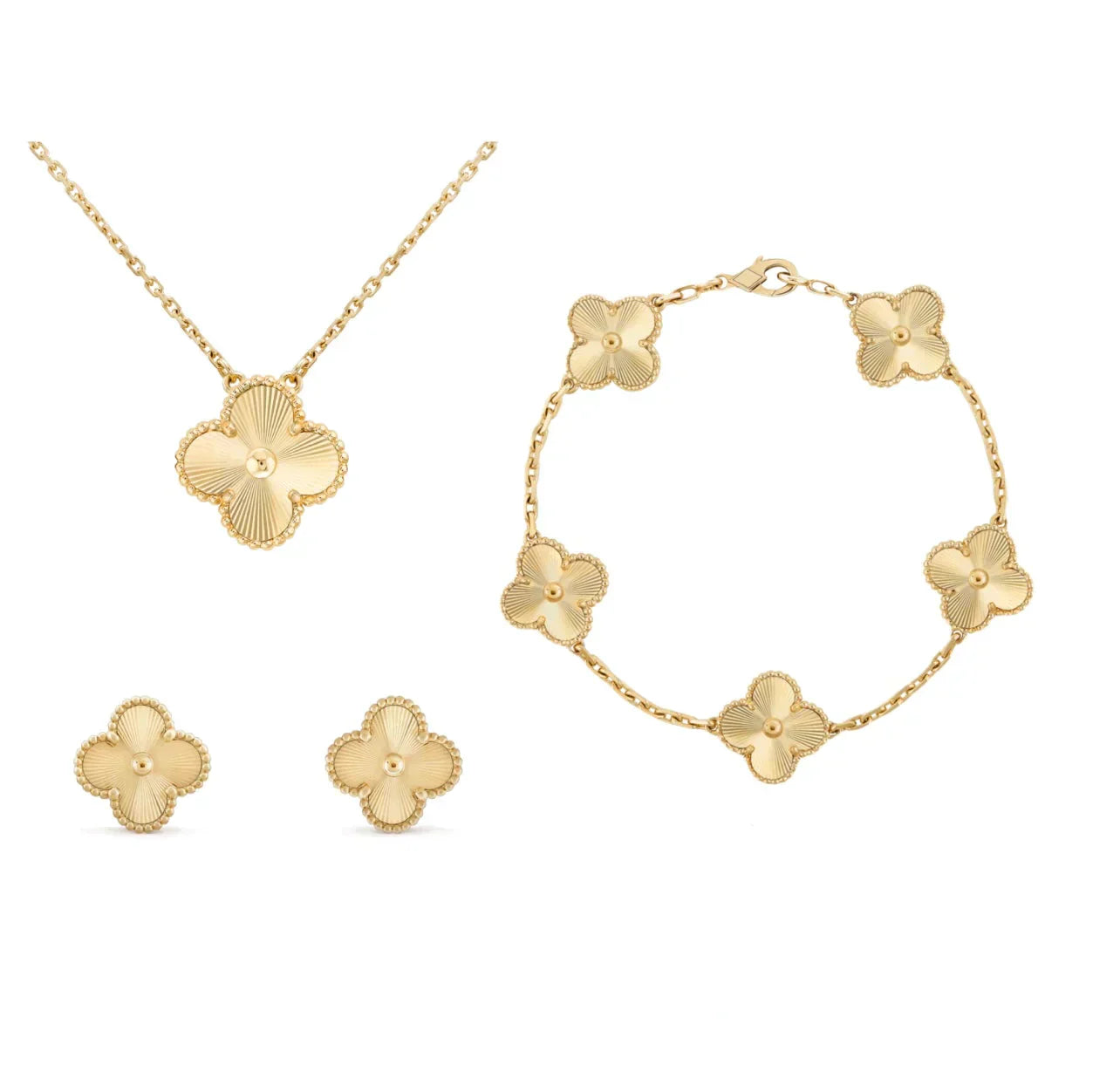 Conjunto de Accesorios Clover Refinado en Estilo Elegante