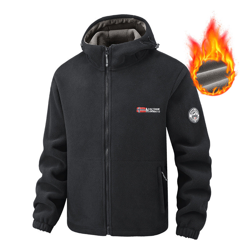 Conjunto de chaqueta polar y pantalón de chándal para mujer