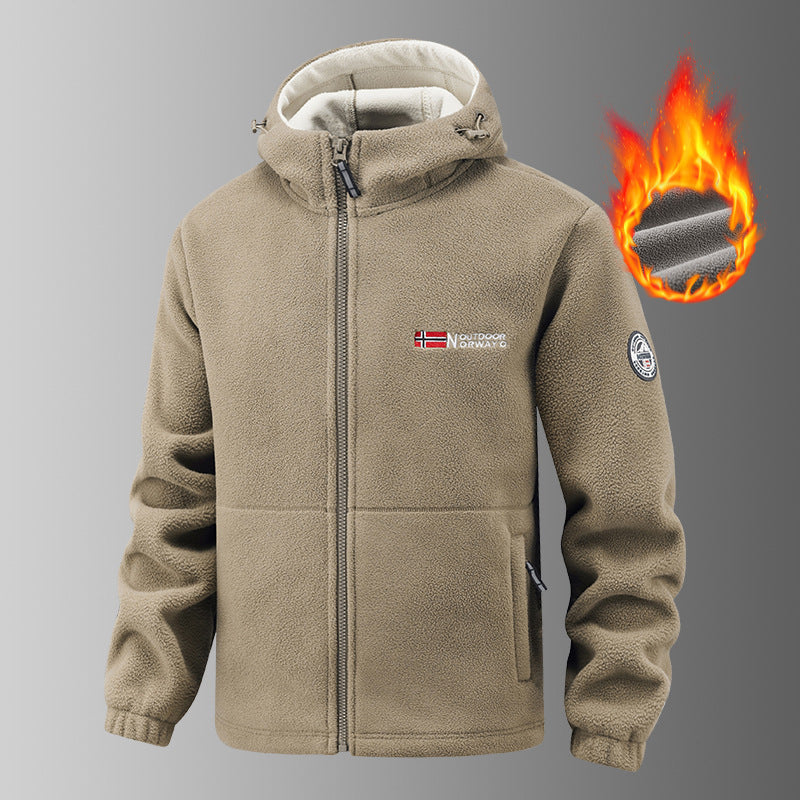 Conjunto de chaqueta polar y pantalón de chándal para mujer