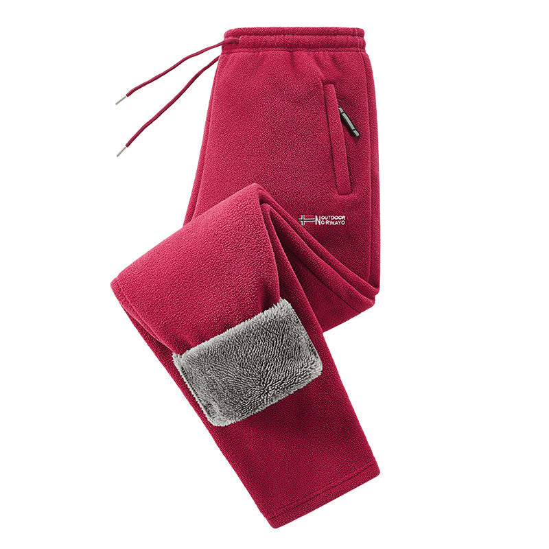 Conjunto de chaqueta polar y pantalón de chándal para mujer