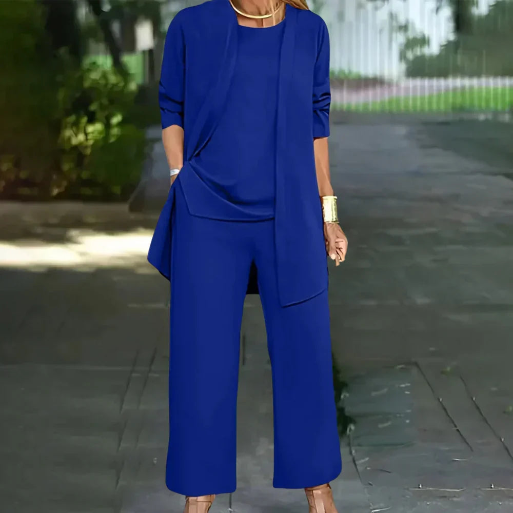 Conjunto de Tres Piezas Elegante para Mujer