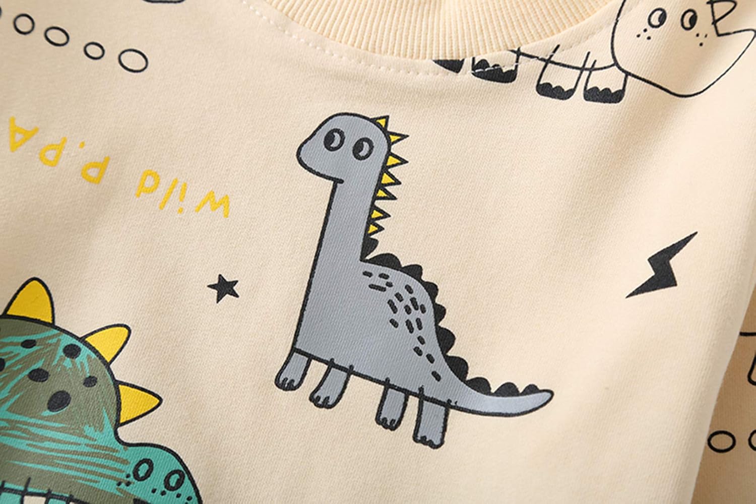 Conjunto para Niños: Conjunto de Ropa con Estampado de Dinosaurio